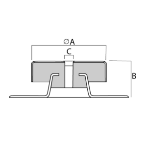 soporte antivibratorio base cuadrada calidad